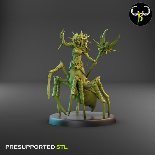 Drider Chosen of Maj - Drider Sorceress of the Cult of Eight