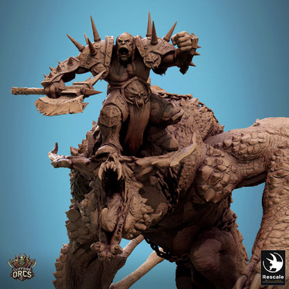 Wyvern Mounted Orc Boss - Dominion