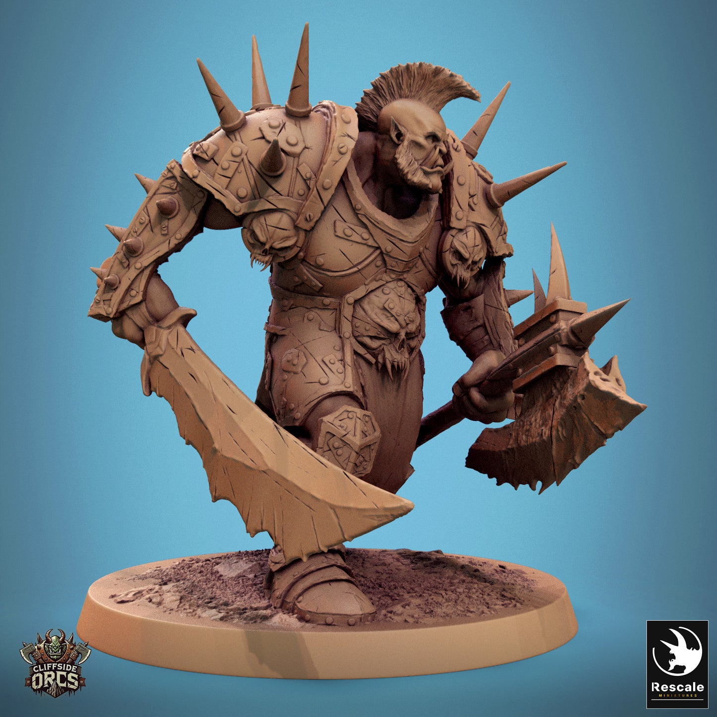 Brutal Orc - Ready - Sword and Axe