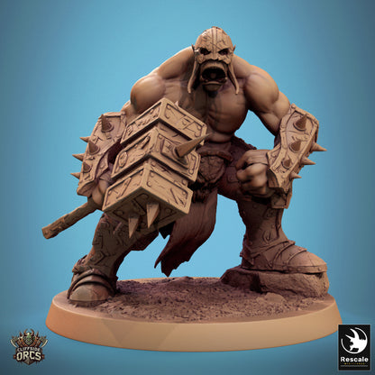 Brutal Orc - Stand - Ready Hammer