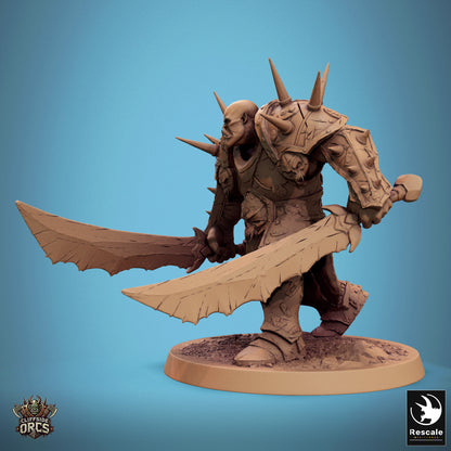 Brutal Orc - Stand - Double Sword