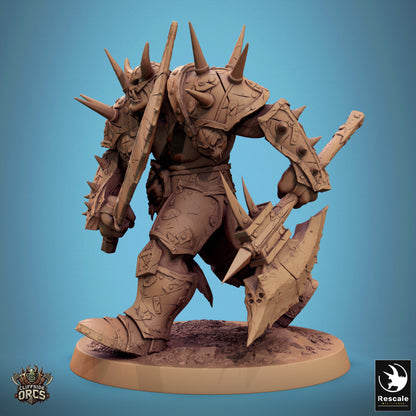 Brutal Orc - Stand - Walk forward - Sword and Axe