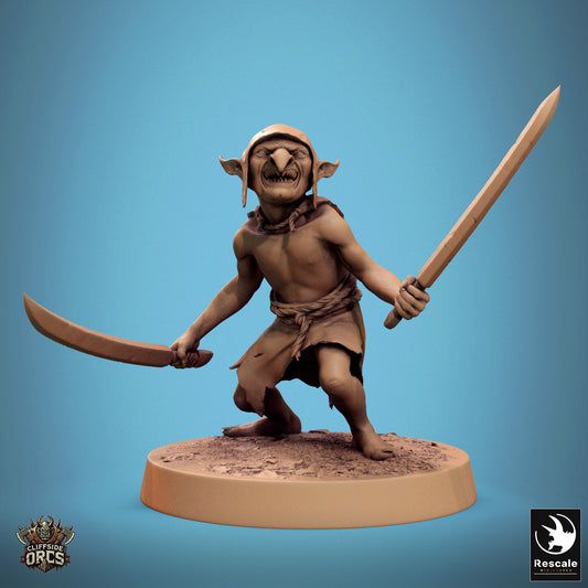 Goblin Soldier - Stance - Dual Swords