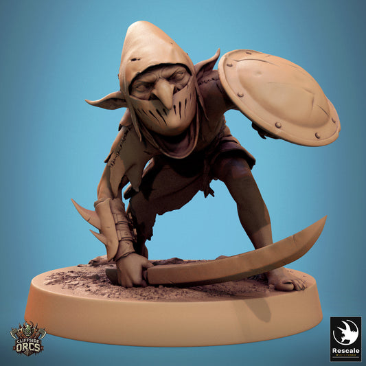 Goblin Soldier - Stance - Sword and Shield