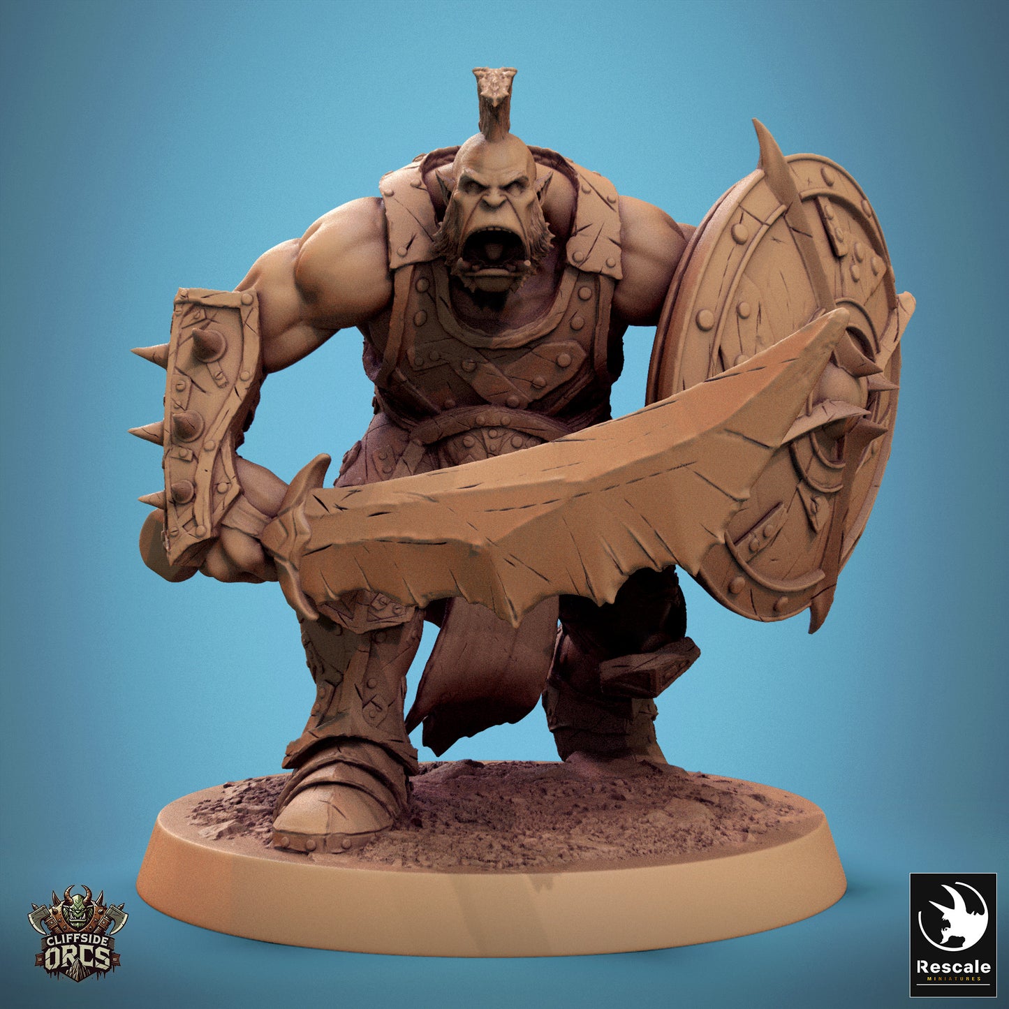 Orc Infantry Soldier - Angry - Sword and Shield