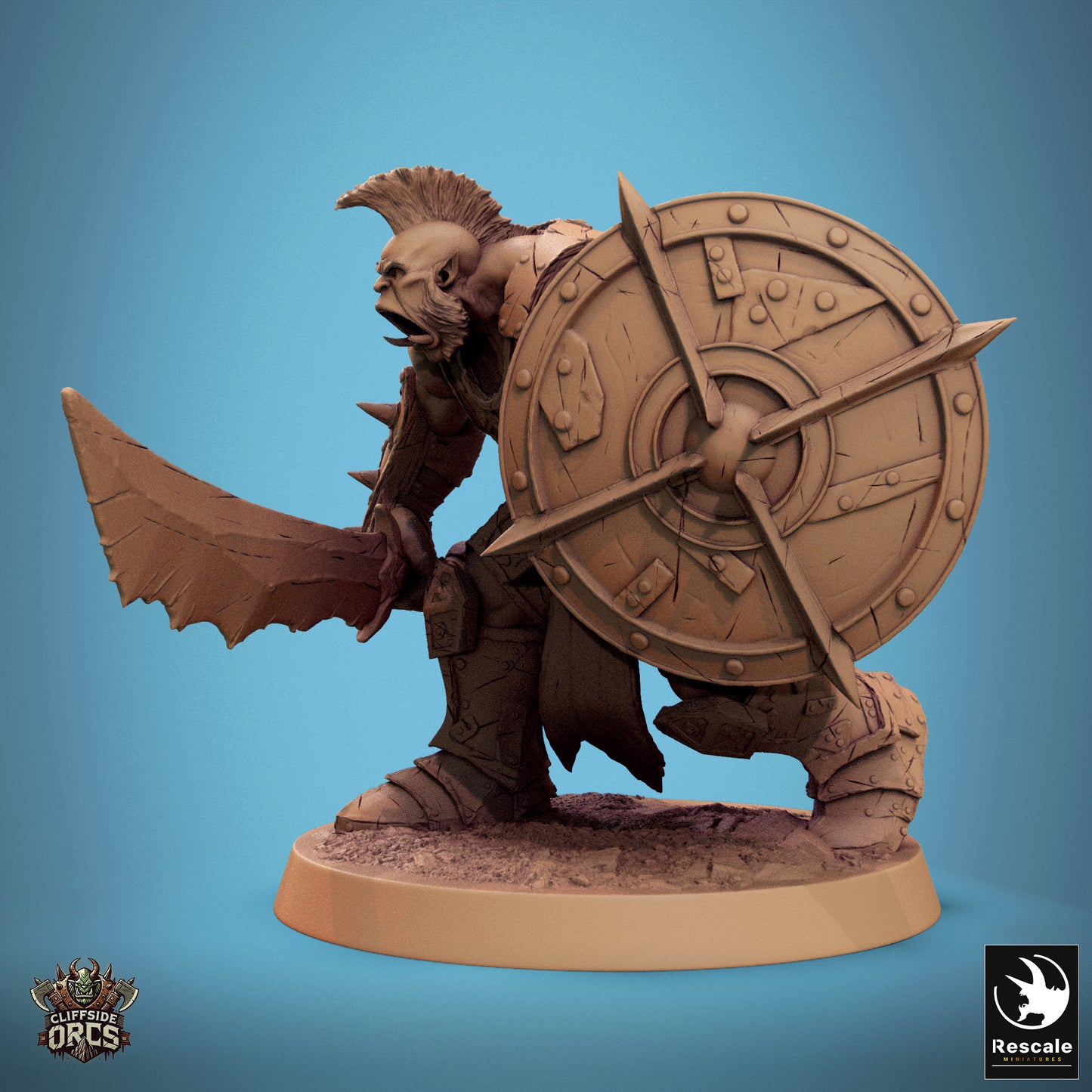 Orc Infantry Soldier - Angry - Sword and Shield