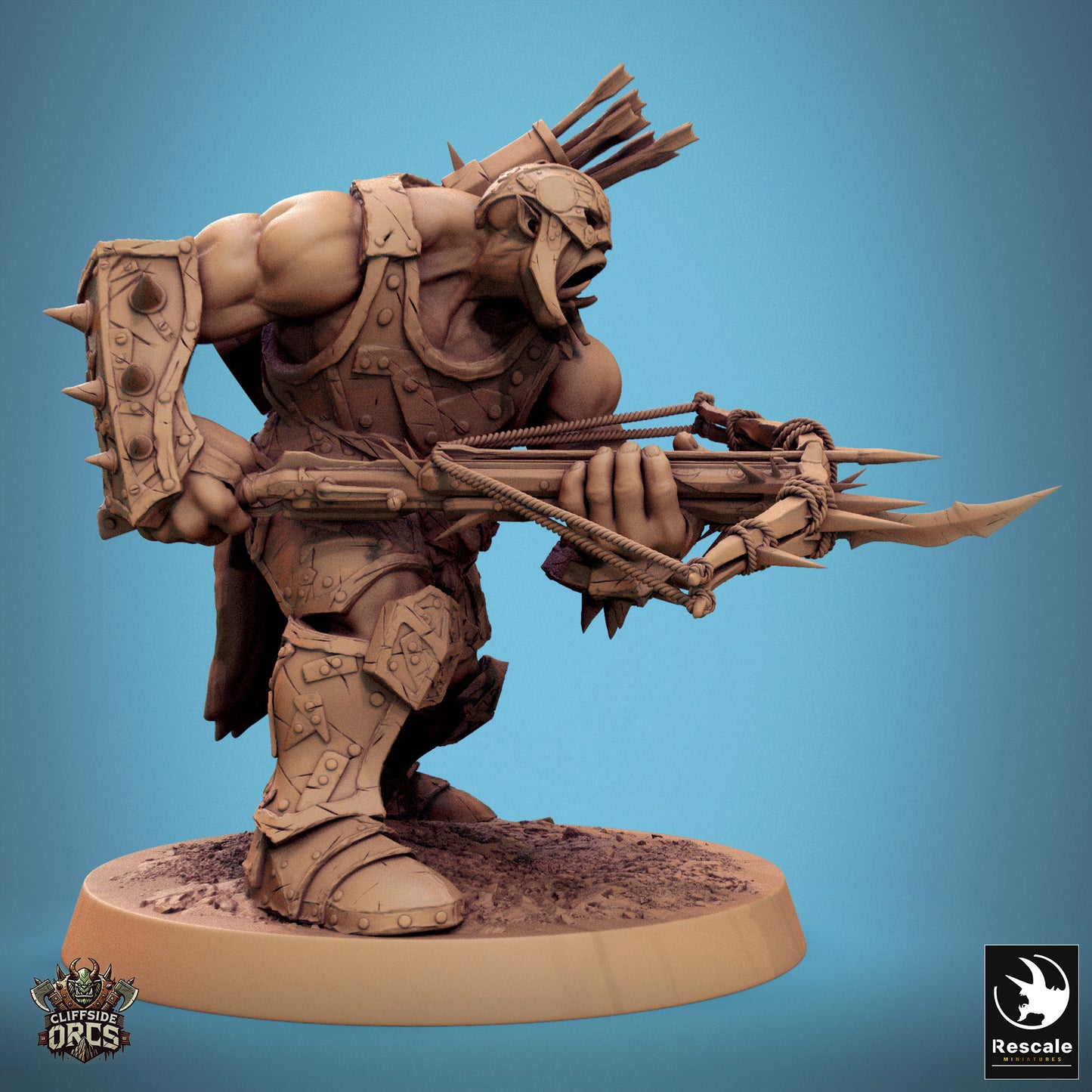 Orc Infantry Soldier - Shoot -Angry - Crossbow