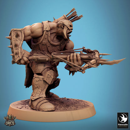 Orc Infantry Soldier - Shoot -Angry - Crossbow