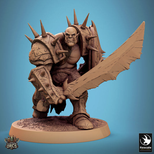 Orc Infantry Soldier - Walk Ready - Sword and Shield