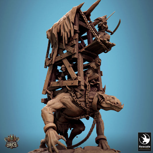 Goblin Troll Riders - Siege Tower