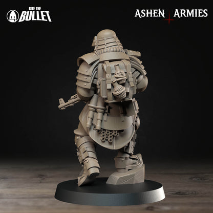 Ashen Armies: Holy Shogunate - Combat Engineer, Ak-47 Rifle