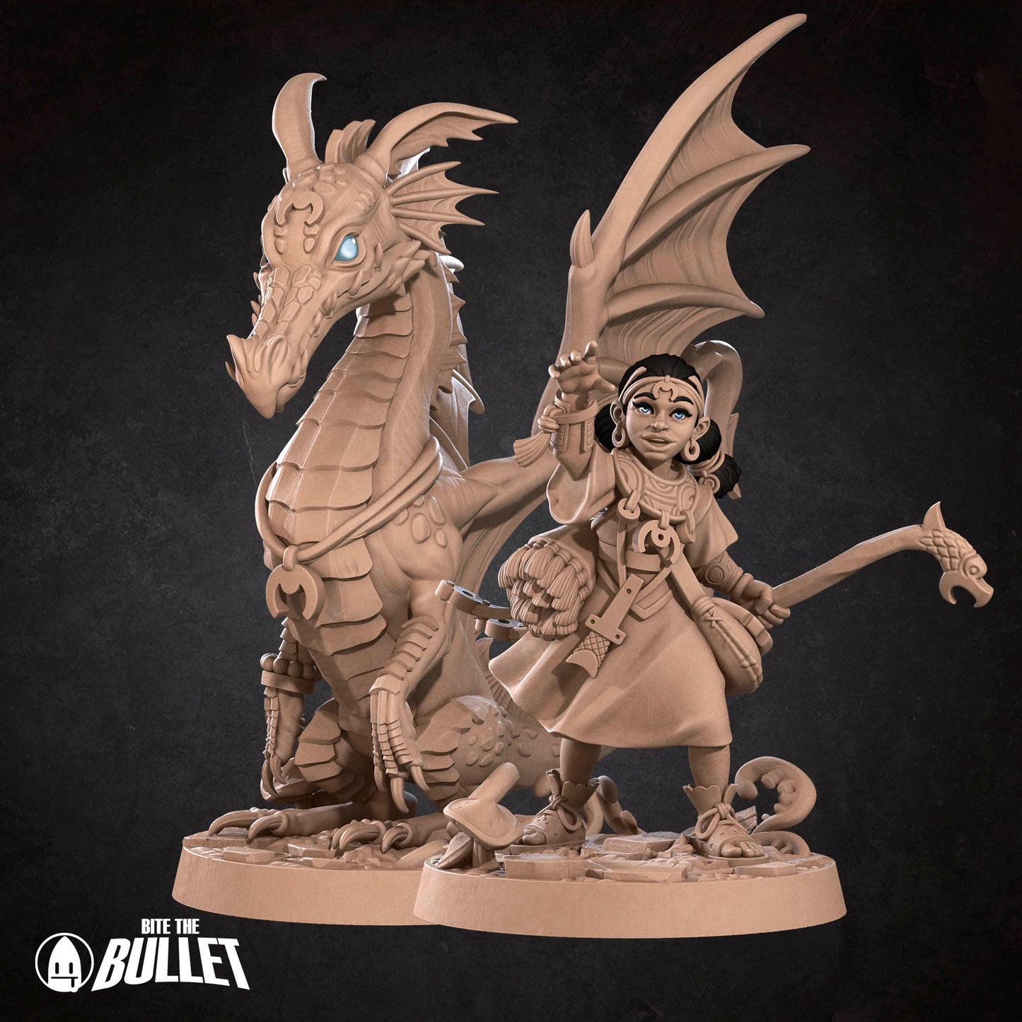 Human Female Summoner - Iconic hero - With Dragon Eidolon