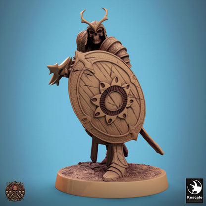 Oriental Skeleton - Spear & Shield - Parry