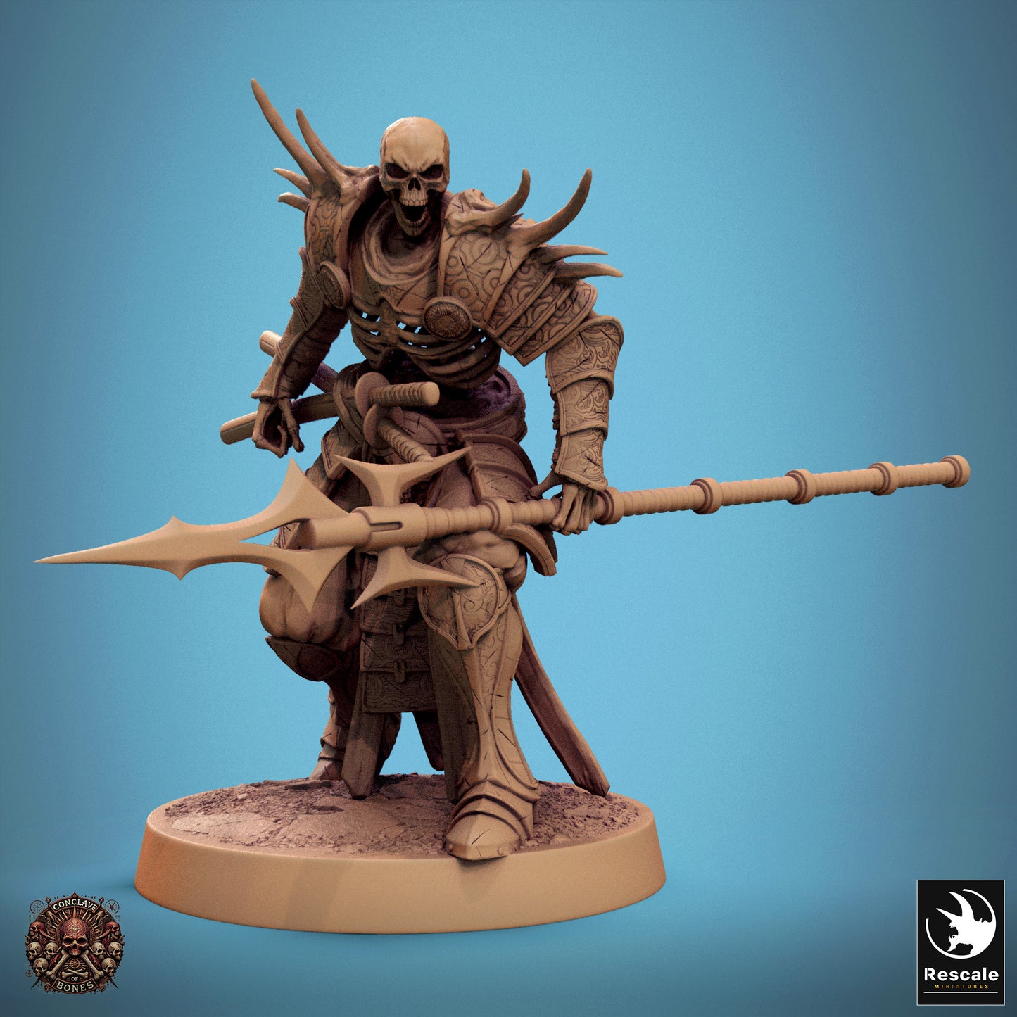 Oriental Skeleton - Spear - Taunt