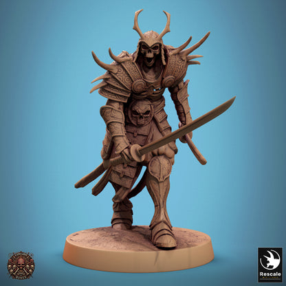 Oriental Skeleton - Dual Swords - Angry