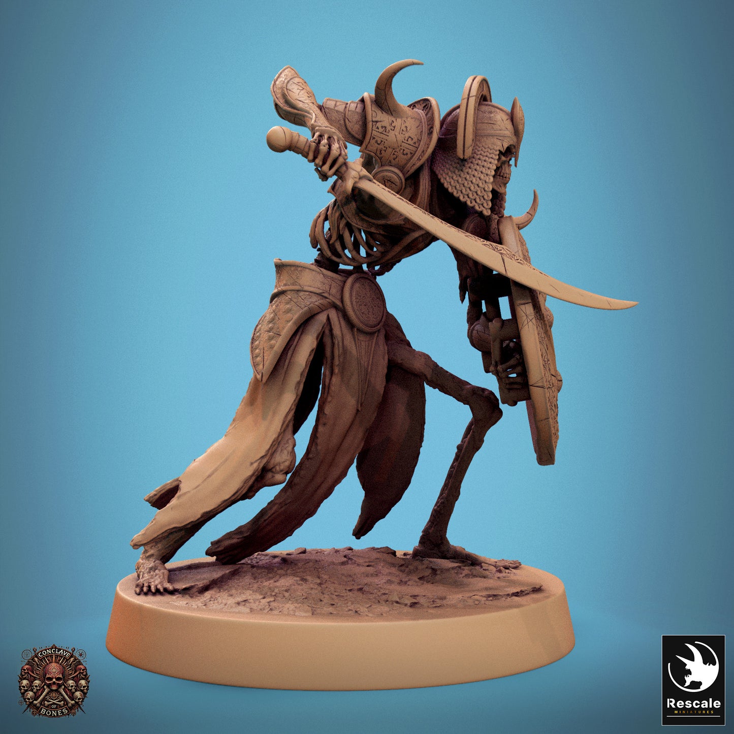 Persian Skeleton - Sword & Shield - Guard A