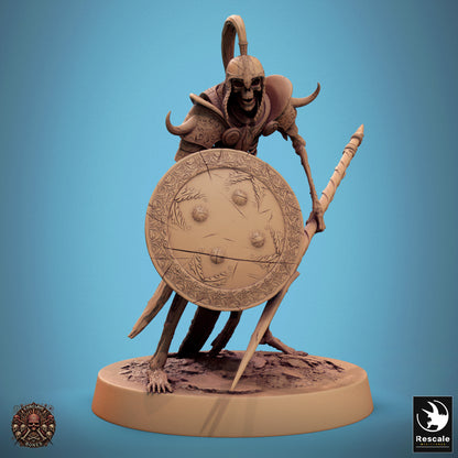 Persian Skeleton - Spear & Shield - Guard B
