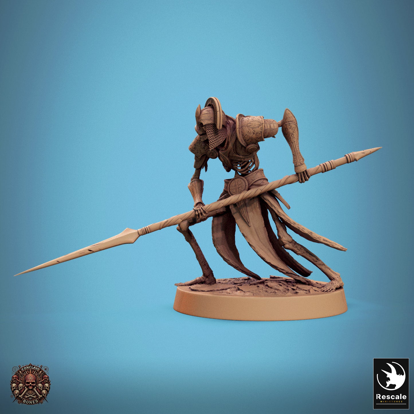 Persian Skeleton - Spear - Guard C