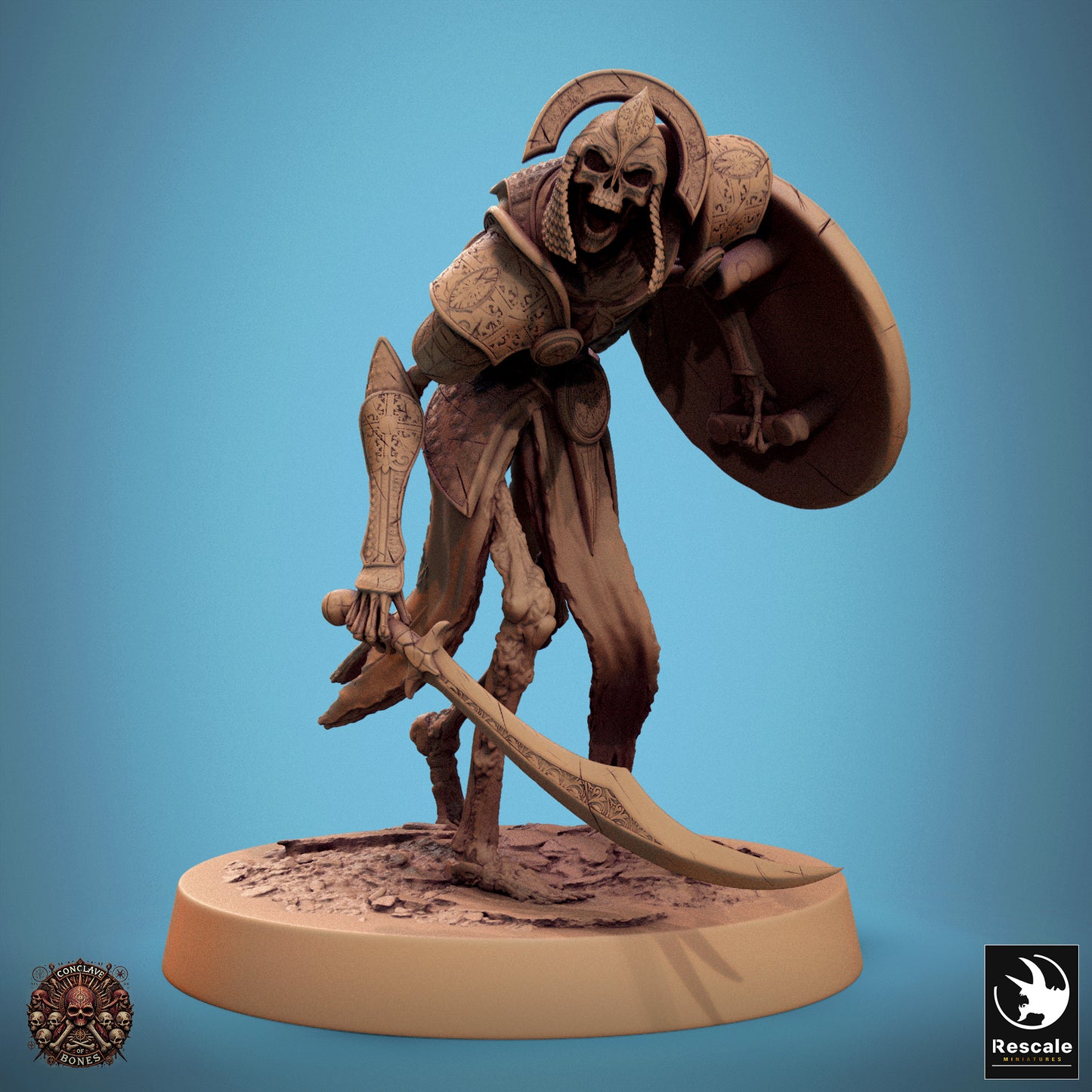 Persian Skeleton - Sword & Shield - Walk E