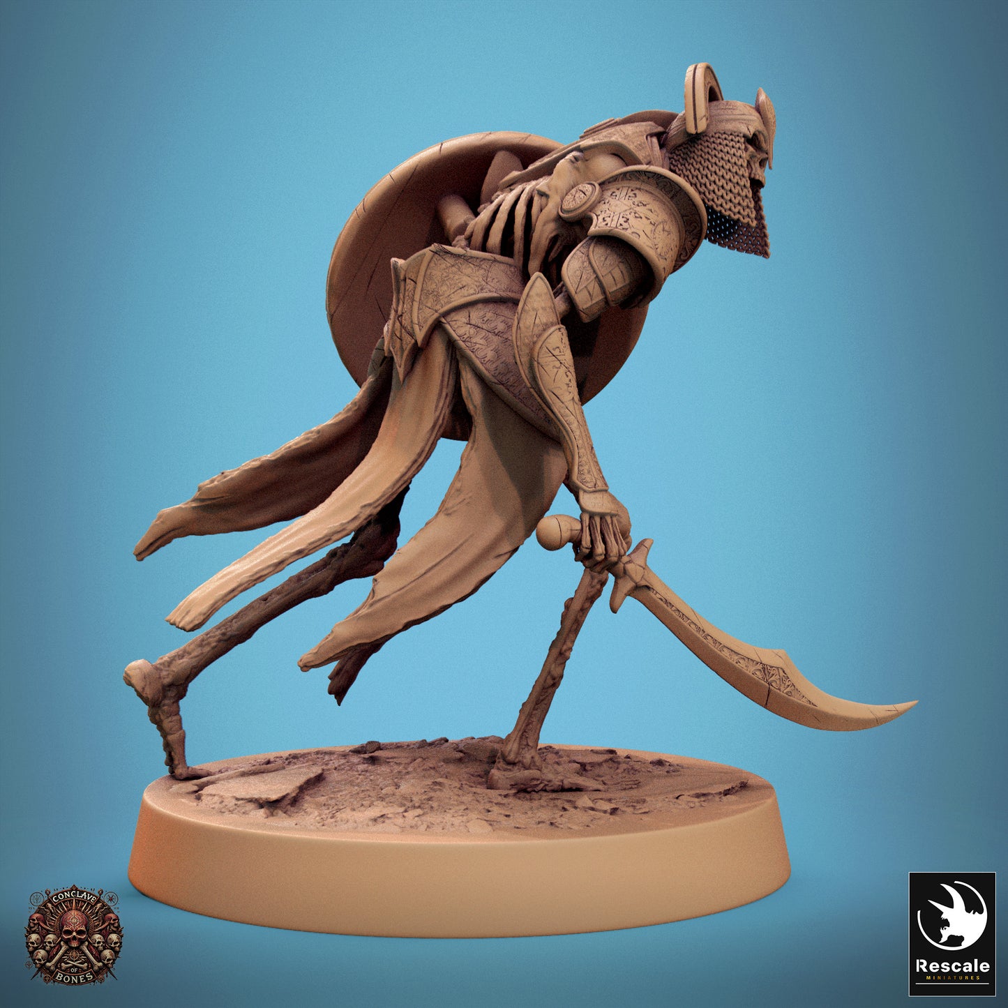 Persian Skeleton - Sword & Shield - Walk E