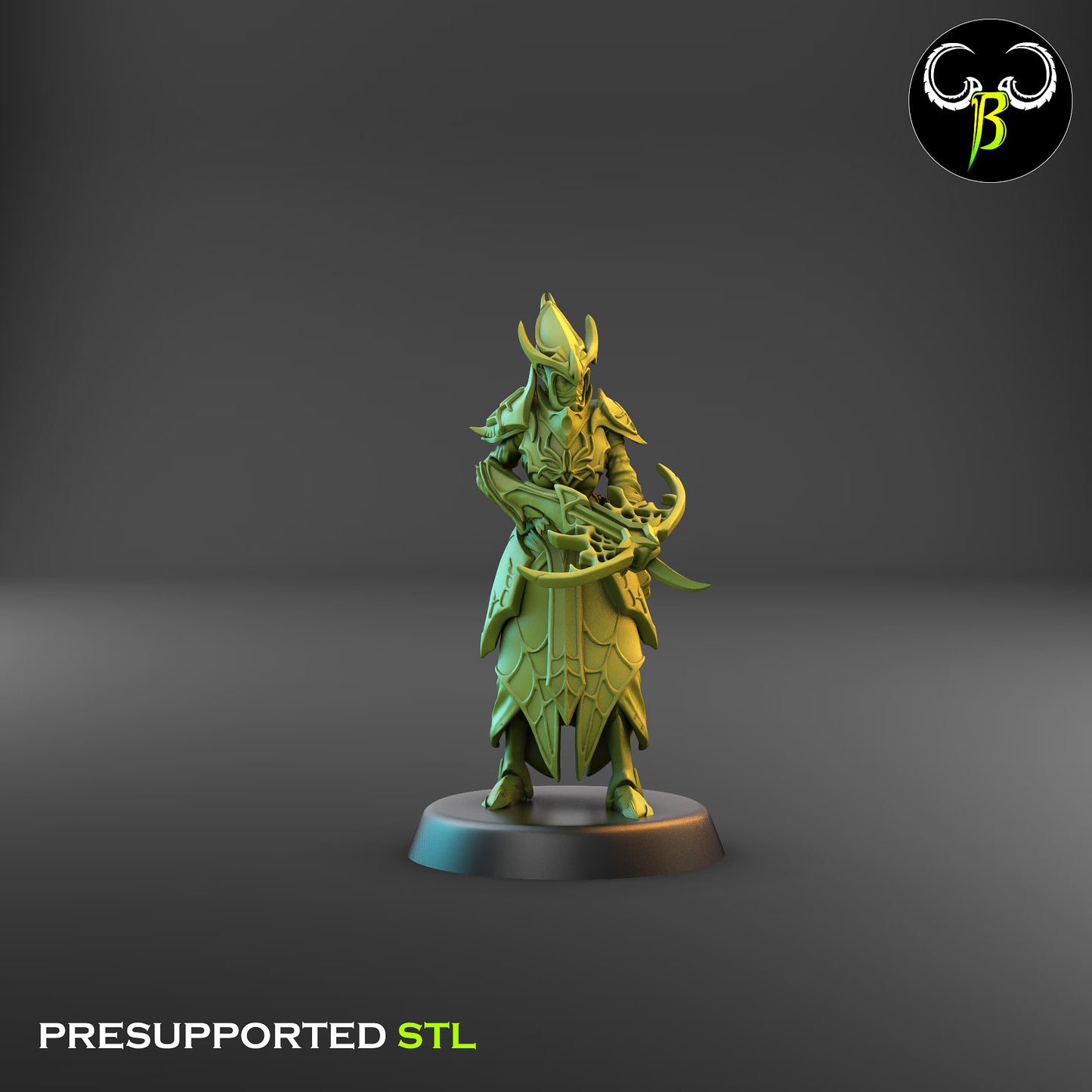 Dark Elf Cultist of the Web 1 - Crossbow