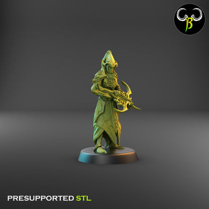 Dark Elf Cultist of the Web - Crossbow Bundle