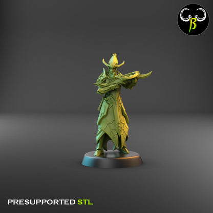 Dark Elf Cultist of the Web - Crossbow Bundle