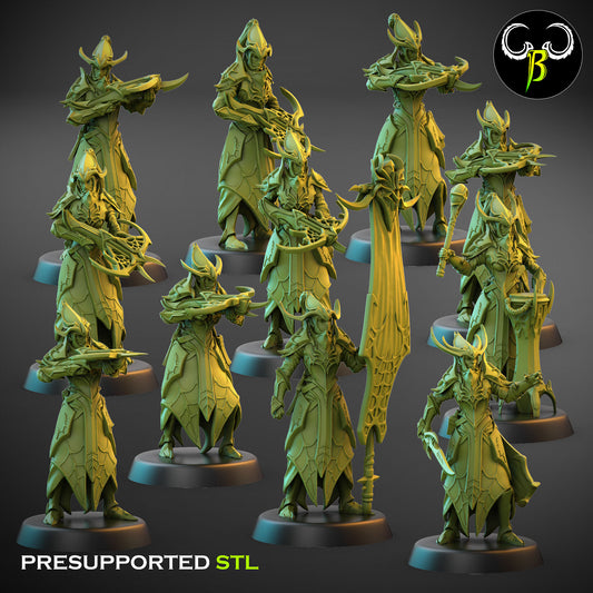 Dark Elf Cultist of the Web - Crossbow Bundle