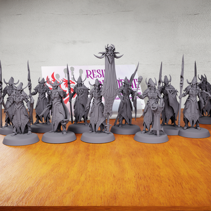 Dark Elf Cultist of the Web - Lance Bundle