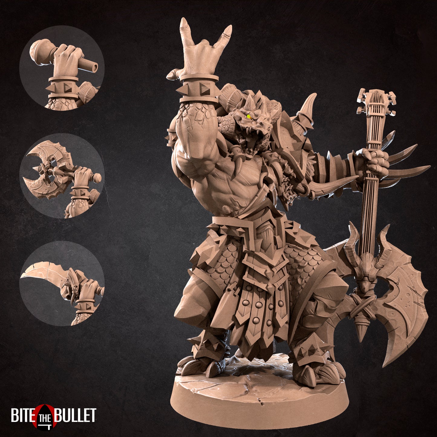Metal Bard Dragonborn [MODULAR]