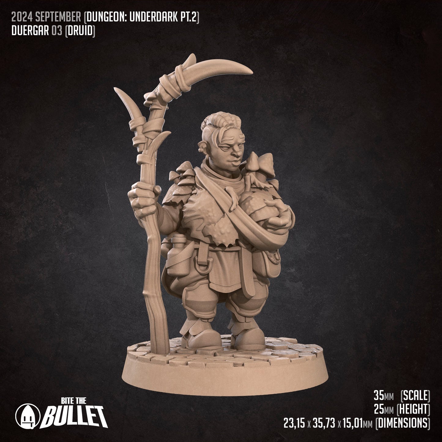 Duergar Female Druid