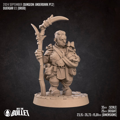 Duergar Female Druid