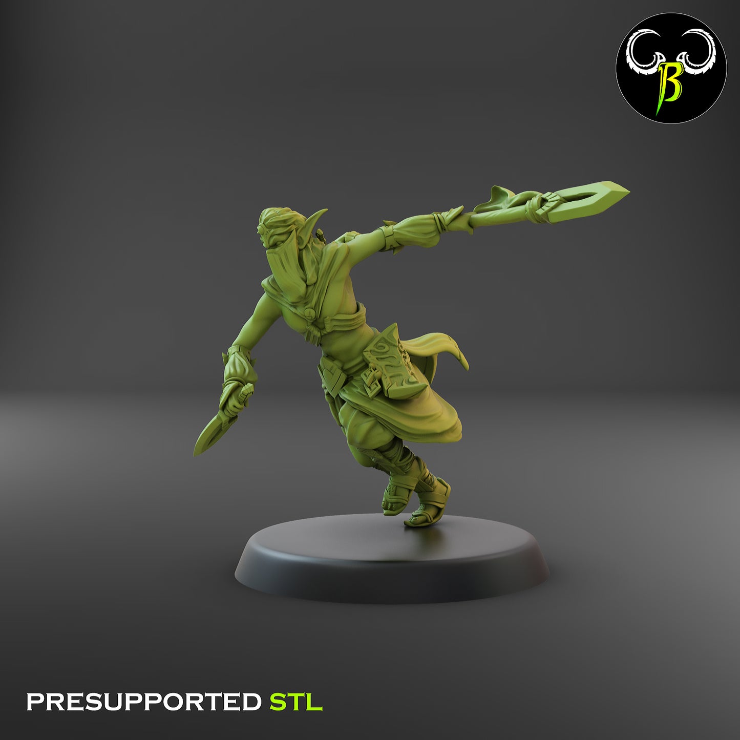 CB Dune Dancers - Elves of the Sand - Lance & Dagger 8