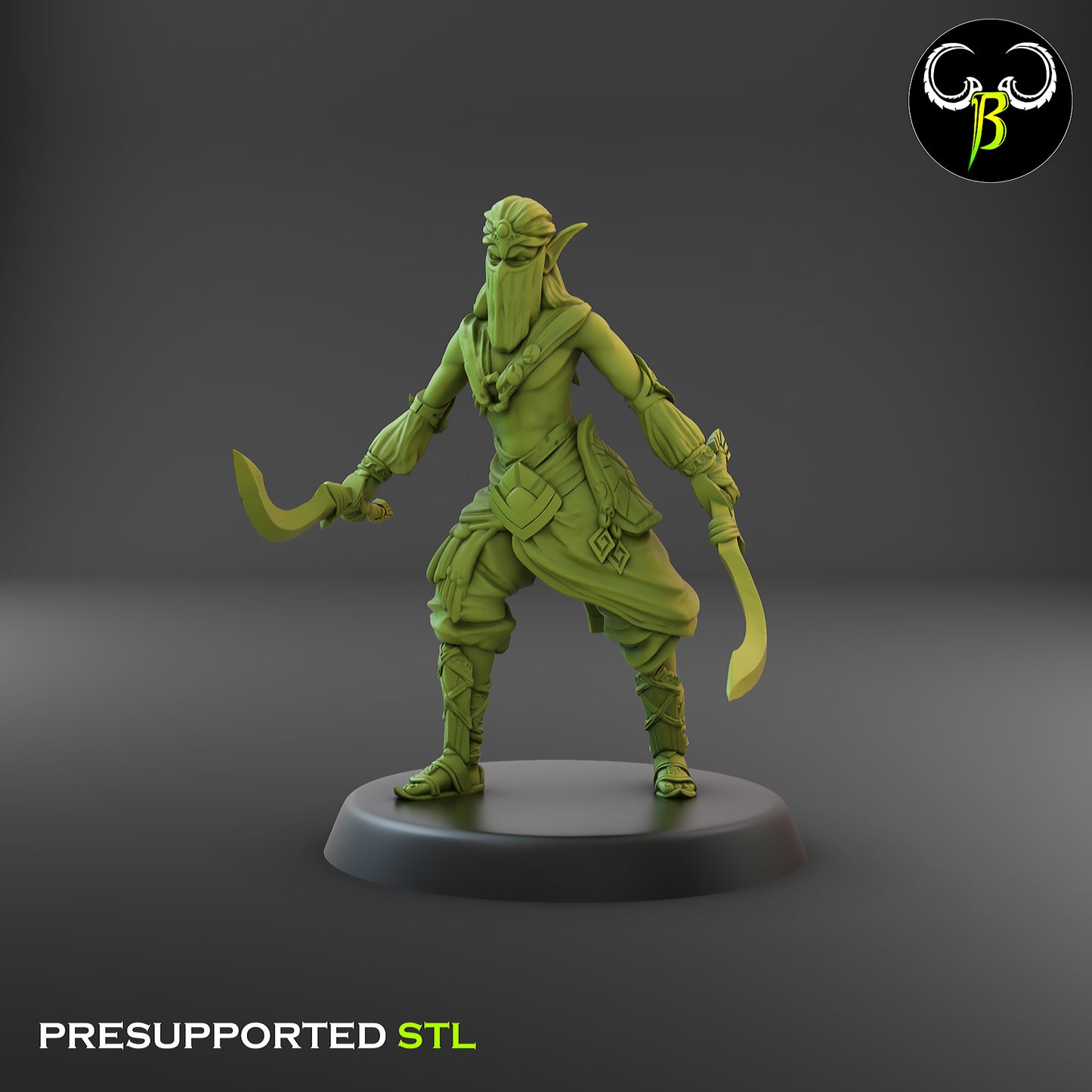 CB Dune Dancers - Elves of the Sand - Swords3 - Standing