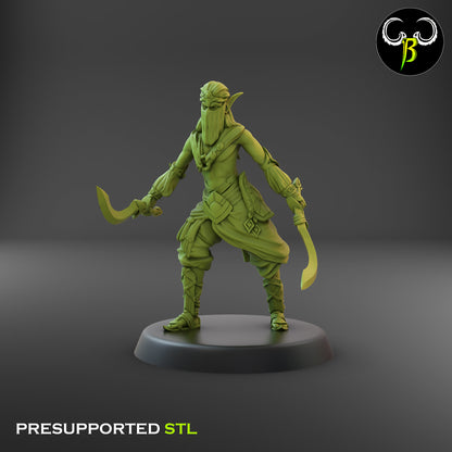 CB Dune Dancers - Elves of the Sand - Swords3 - Standing