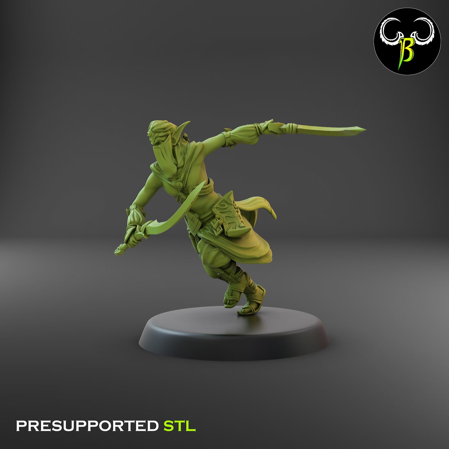 CB Dune Dancers - Elves of the Sand - Swords8 - Sprint