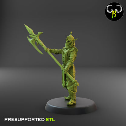 CB Dune Guard - Elite Elven Guard - Halberd 3
