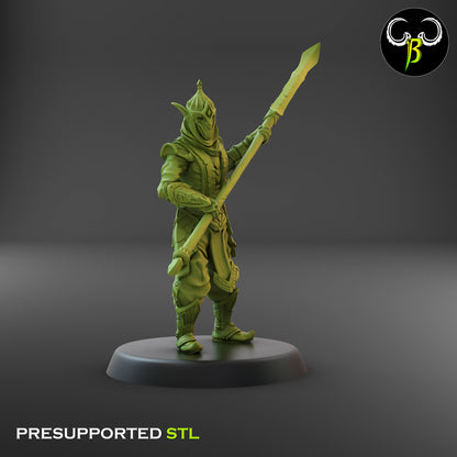CB Dune Guard - Elite Elven Guard - Halberd 5