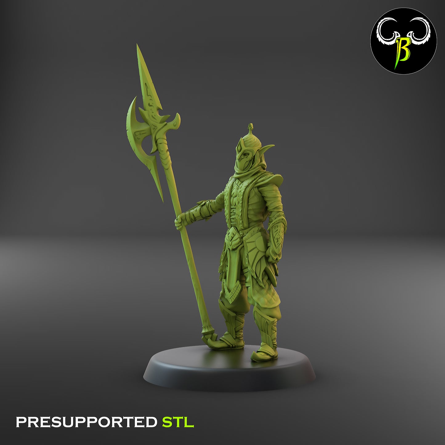 CB Dune Guard - Elite Elven Guard - Halberd 7