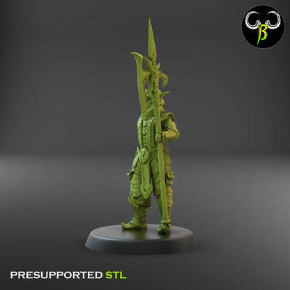 CB Dune Guard - Elite Elven Guard - Halberd 9