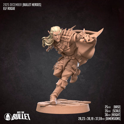 Drow Rogue with dual daggers