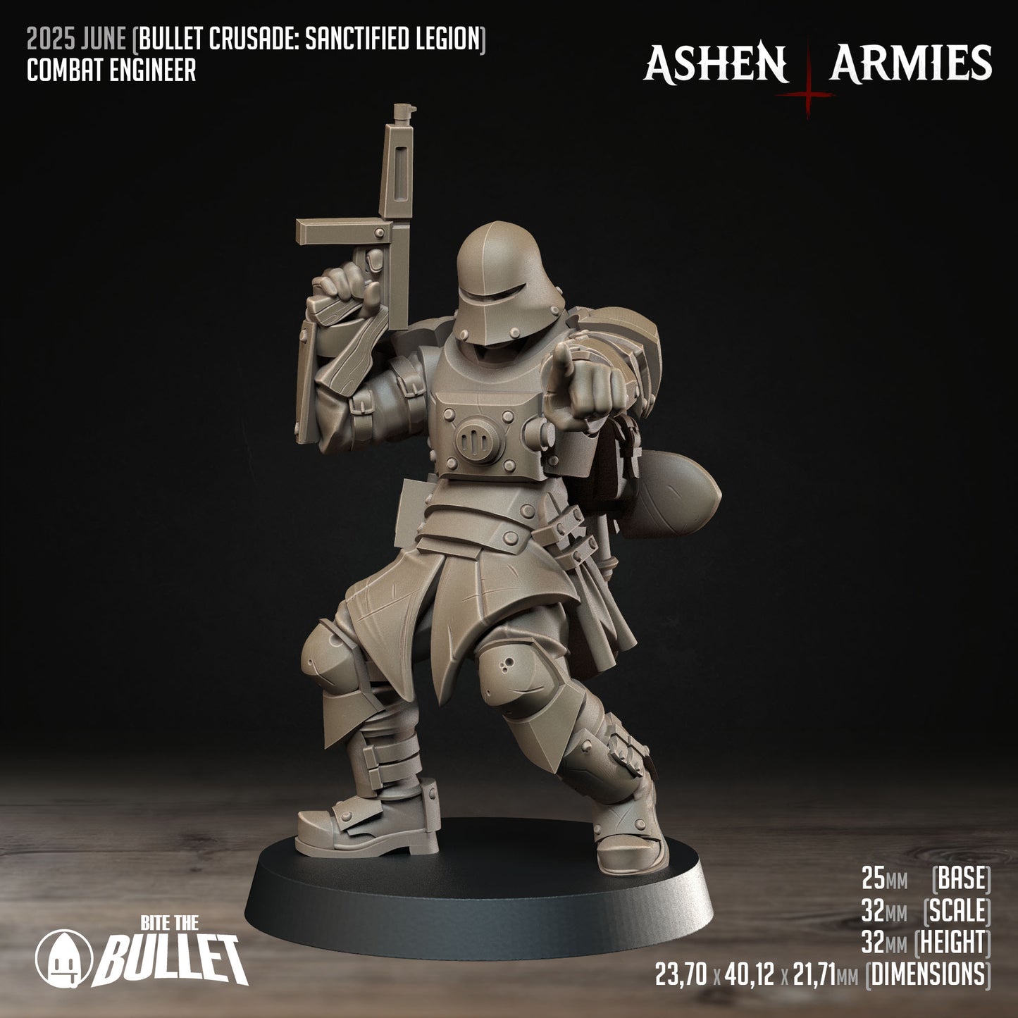 Ashen Armies: Sanctified Legion - Combat Engineer