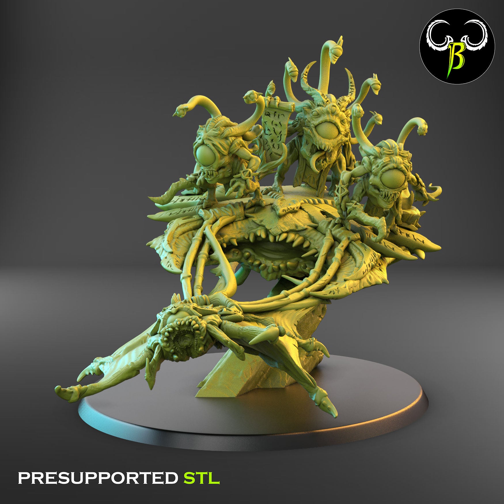 Fire Alter Pulled by Devil Flyers - Eyepostle Squad – Resin Reborne