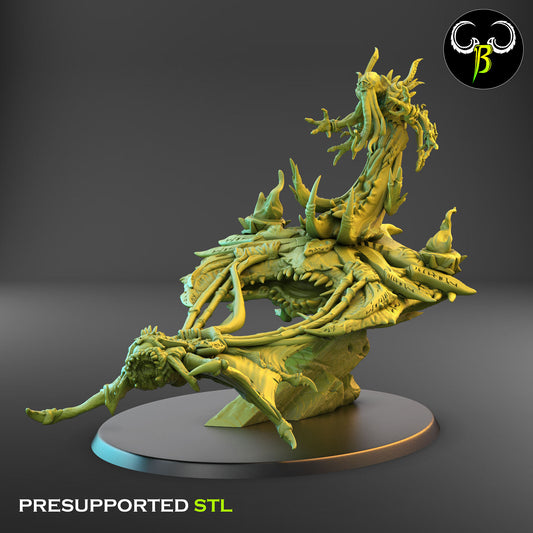 Fire Alter Pulled by Devil Flyers - Mind Flaymer