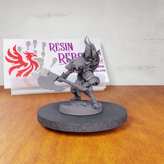 Crooked Crown Goblin Axe - Stance B