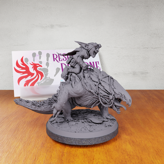 Crooked Crown Goblin Bullette Rider - Running