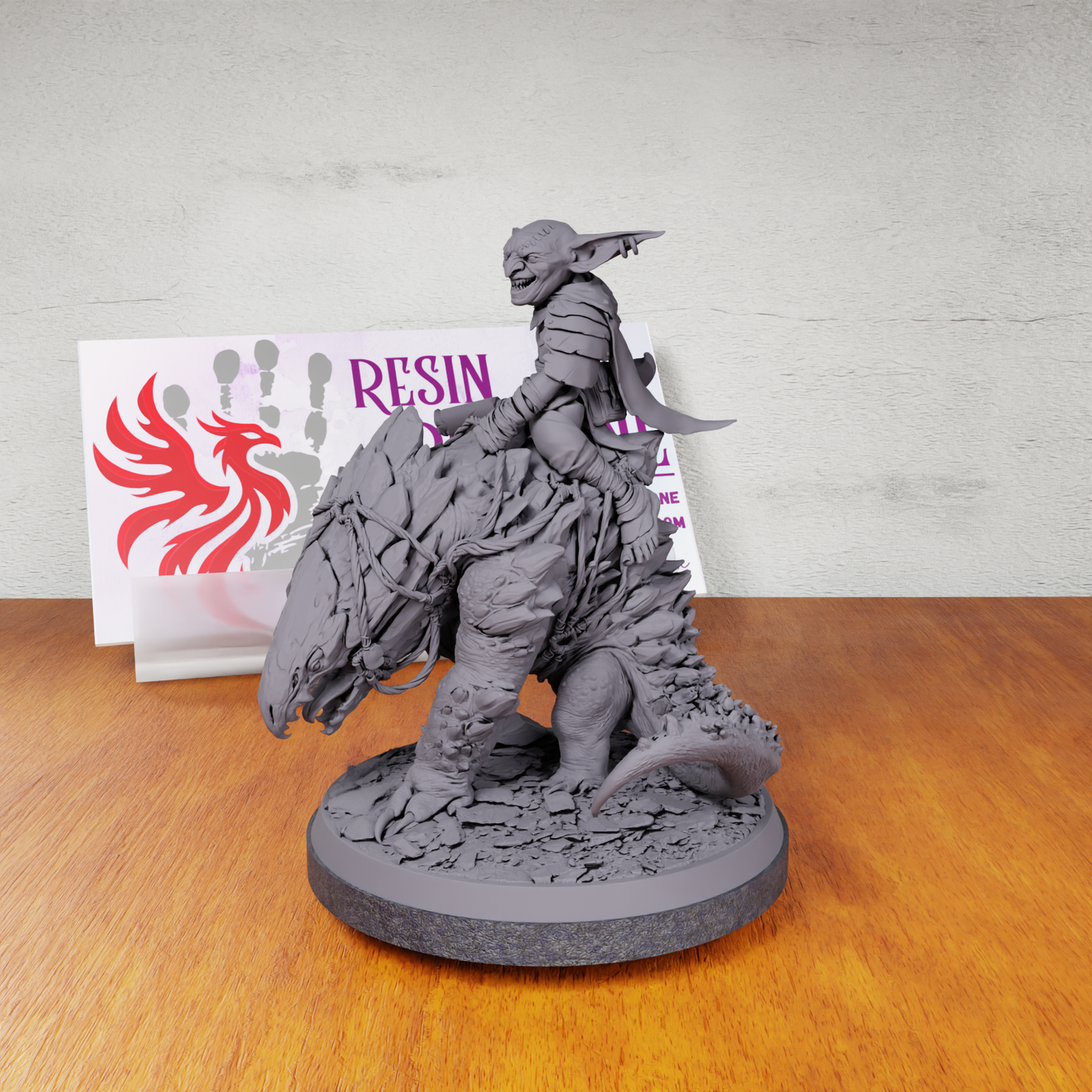 Crooked Crown Goblin Bullette Rider - Turning