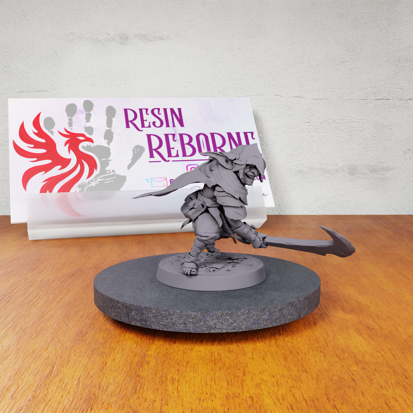 Crooked Crown Goblin with Sword - Slash