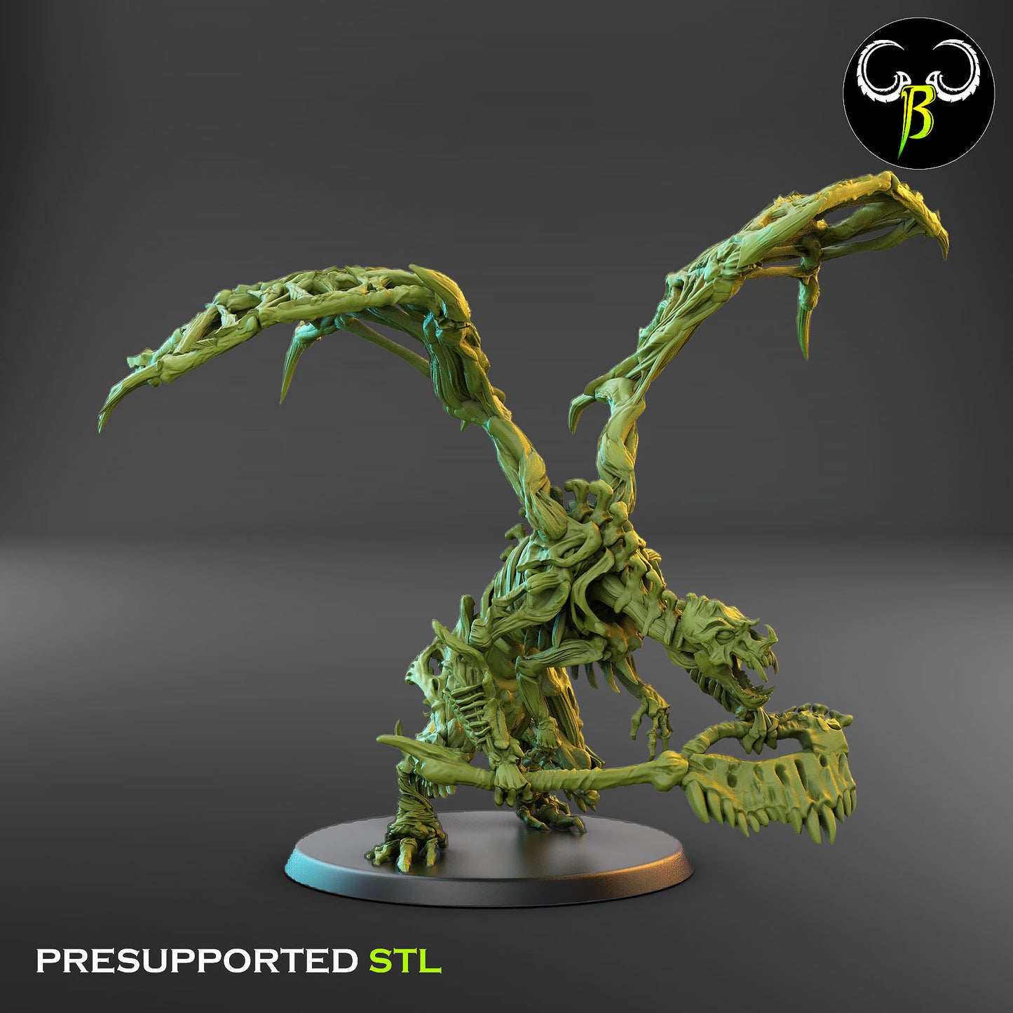 CB Marrow Knights - Great Axe Goregoyles - Roar 1