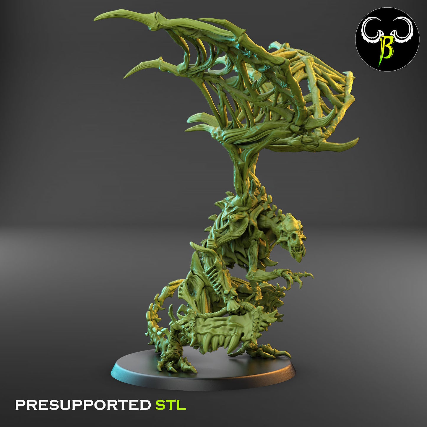 CB Marrow Knights - Bone Blades Goregoyles - Stand 2